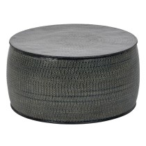Beistelltisch 66 x 66 x 34,5 cm Schwarz Aluminium (3 Stück)