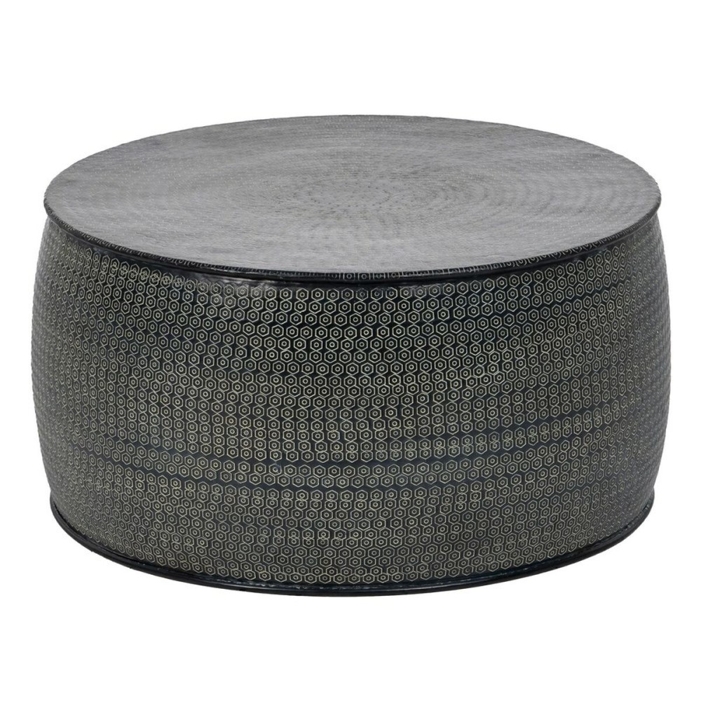 Beistelltisch 66 x 66 x 34,5 cm Schwarz Aluminium (3 Stück)