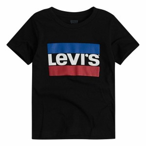 Herren Kurzarm-T-Shirt Levi's Logo Jr Schwarz