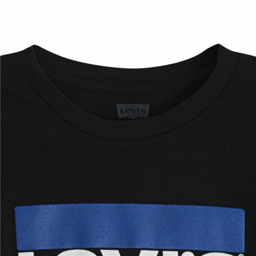 Herren Kurzarm-T-Shirt Levi's Logo Jr Schwarz