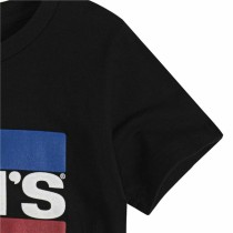 Herren Kurzarm-T-Shirt Levi's Logo Jr Schwarz