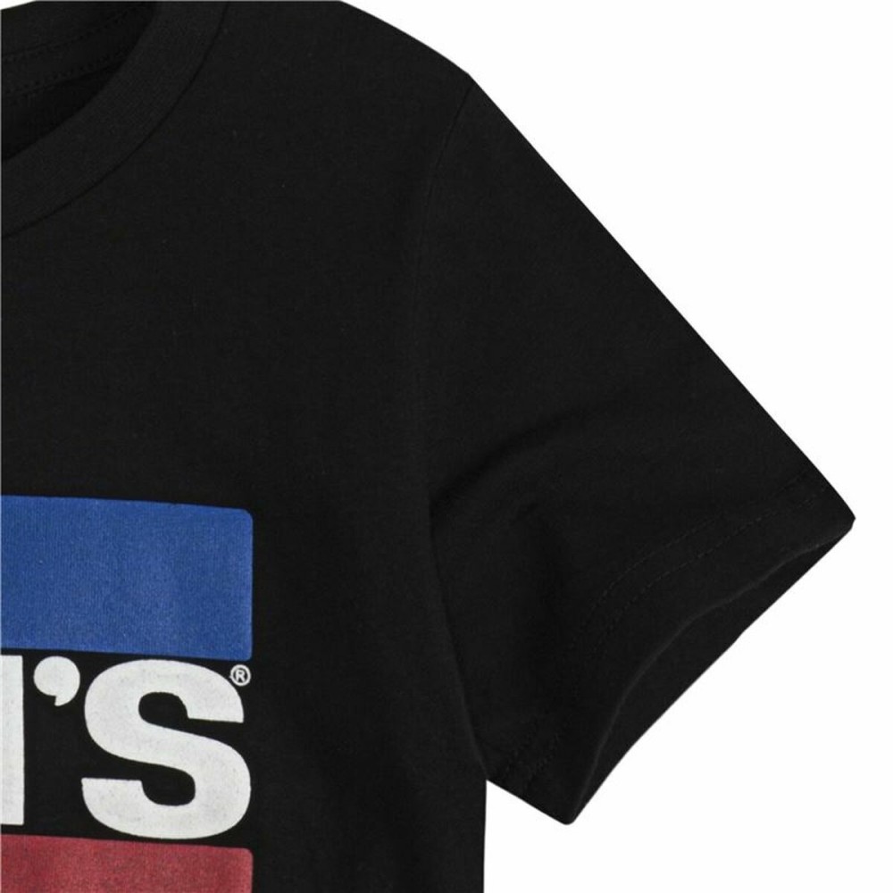 Herren Kurzarm-T-Shirt Levi's Logo Jr Schwarz