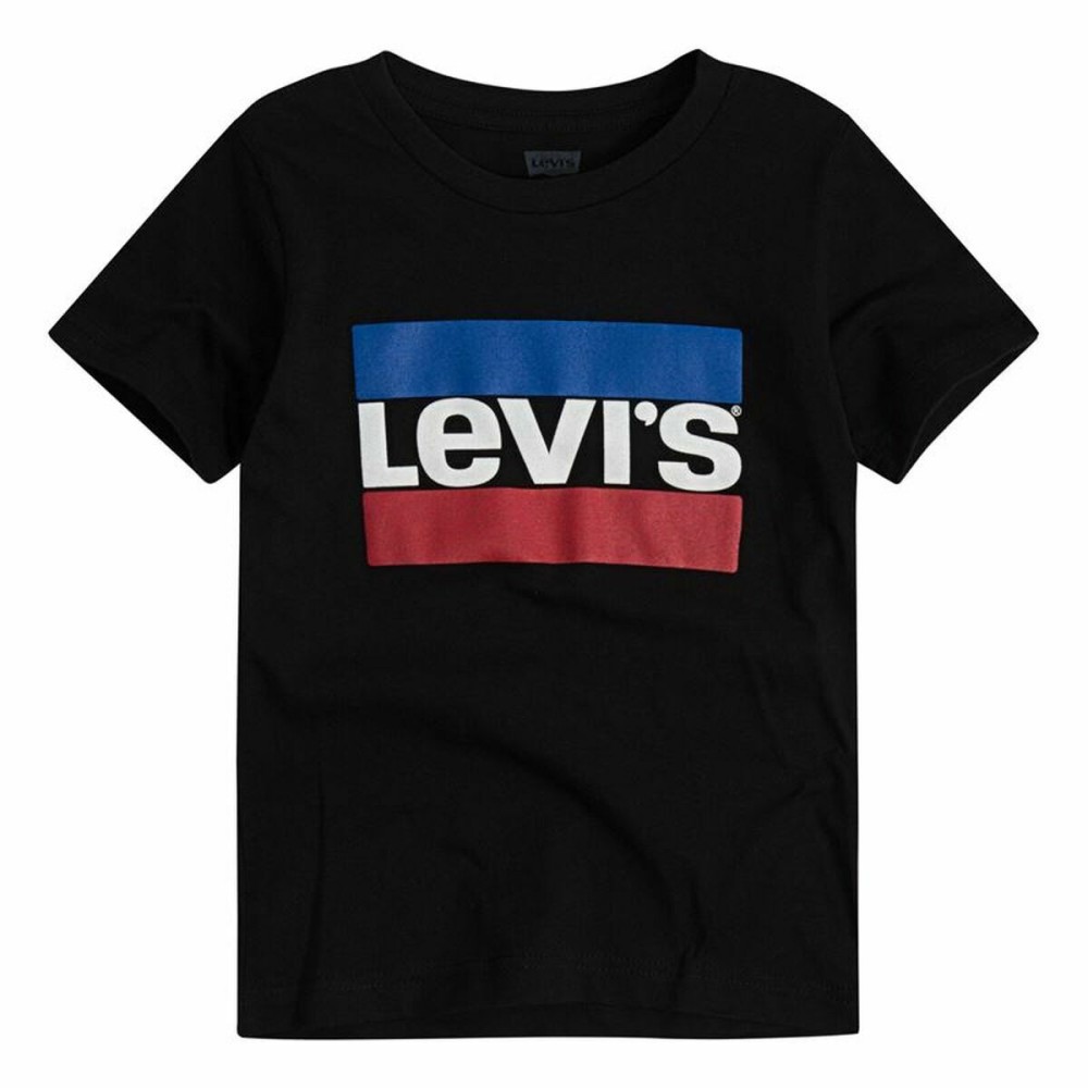 Herren Kurzarm-T-Shirt Levi's Logo Jr Schwarz