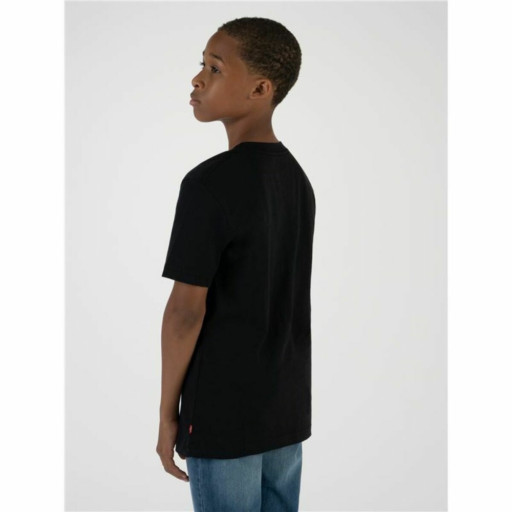 Herren Kurzarm-T-Shirt Levi's Logo Jr Schwarz