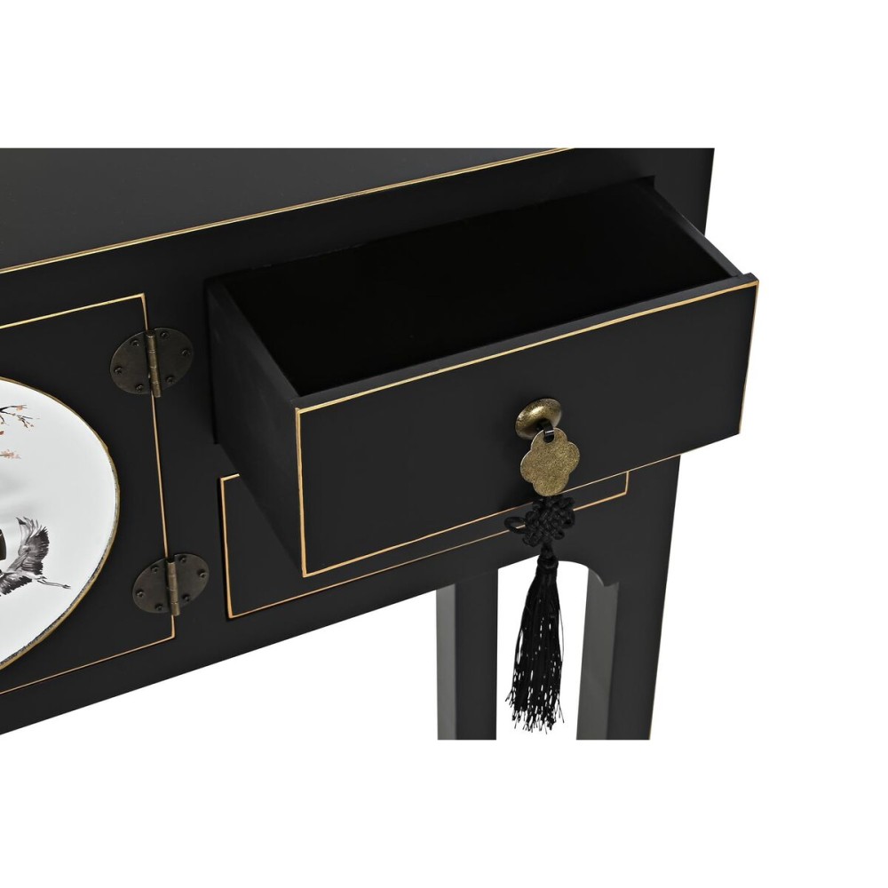 Hall DKD Home Decor White Black Golden 63 x 28 x 83 cm