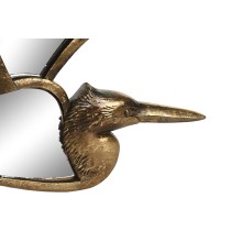 Deko-Figur DKD Home Decor Gold Vogel 35,5 x 26 x 2 cm
