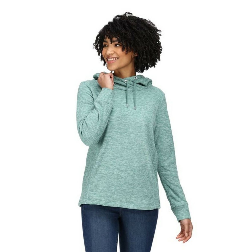 Damen Sweater mit Kapuze Regatta Kizmit II Hooded Marl Hellblau