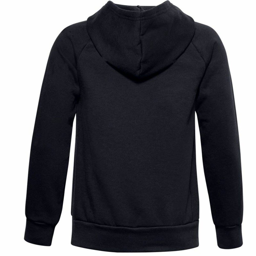 Children’s Hoodie Under Armour Fleece Rival Big Logo Black