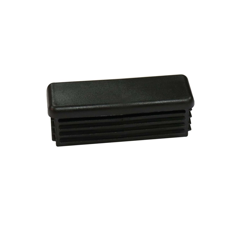 Endkappe EDM 75100 75093 Schwarz Polyäthylen 64 x 25 mm 58 x 25 mm Leiter (2 Stück)