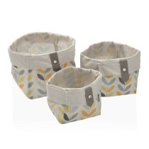 Korb-Set Versa Erin 14 x 14 x 14 cm karriert