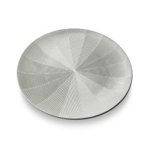 Centre de Table Versa Blanc Gris Bois MDF 40 x 40 cm