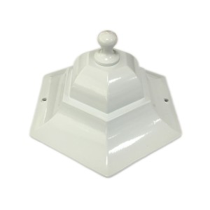 Pièces de rechange EDM 00951 Paris Blanc Aluminium Rechange Lanterne