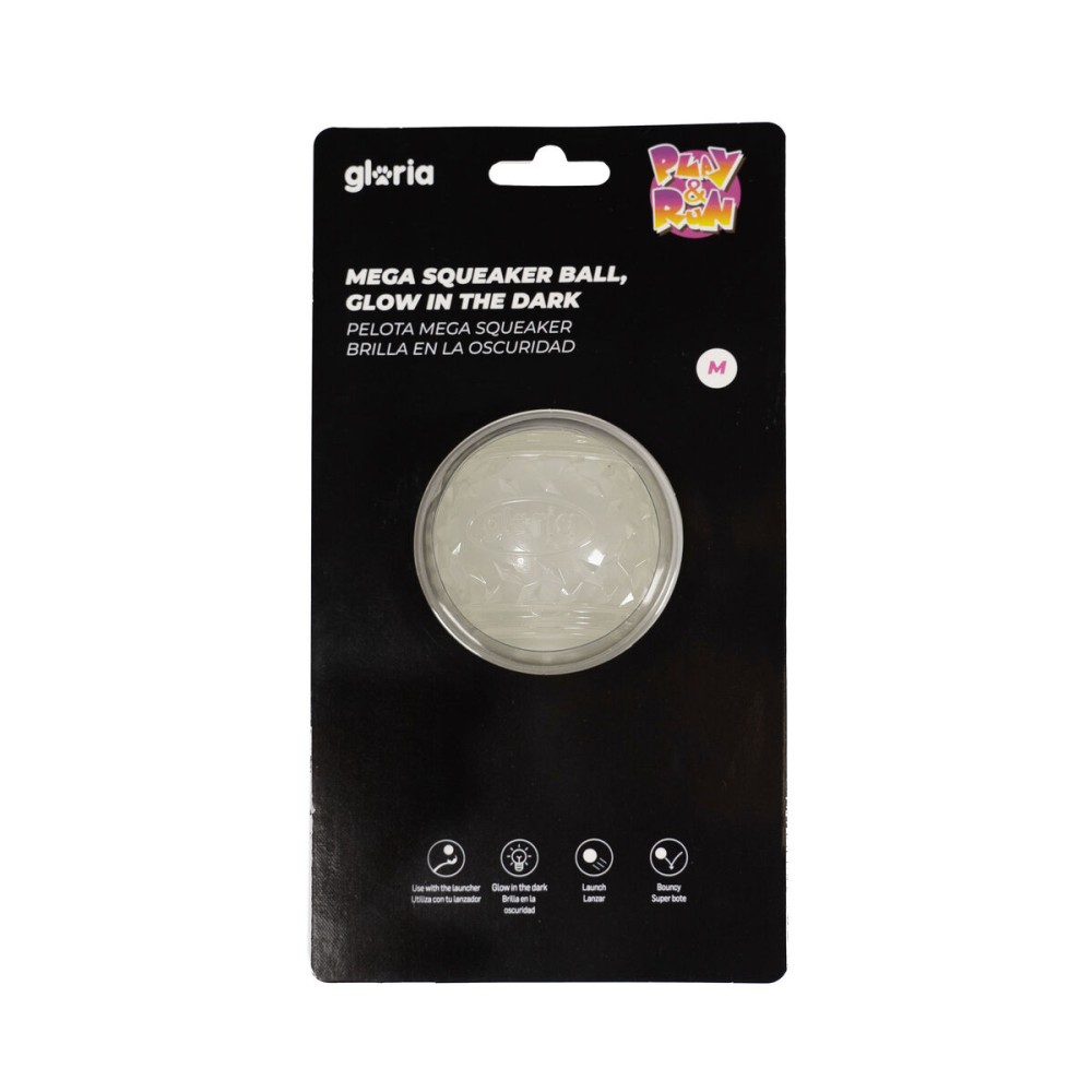 Ball für Haustiere Gloria PLAY AND RUN Gelb TPR 6,35 cm