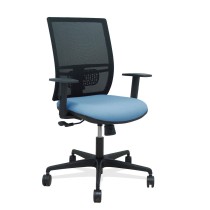 Chaise de Bureau Yunquera Piqueras y Crespo 0B68R65 Bleu ciel