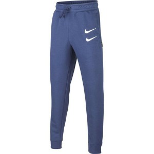 Pantalons de Survêtement pour Enfants Nike Swoosh Bleu foncé