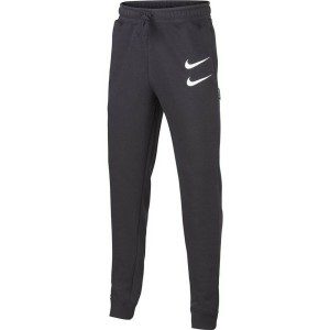 Children's Tracksuit Bottoms Nike Swoosh Kids Black