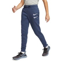 Pantalons de Survêtement pour Enfants Nike Swoosh Bleu foncé