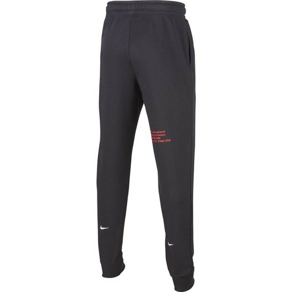 Children's Tracksuit Bottoms Nike Swoosh Kids Black