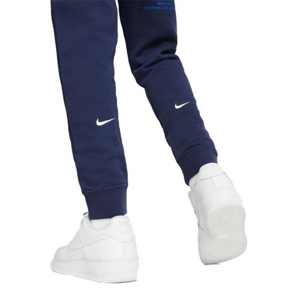 Children's Tracksuit Bottoms Nike Swoosh Dark blue