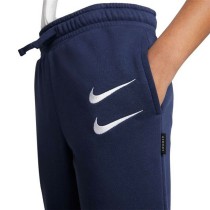 Trainingshose für Kinder Nike Swoosh Dunkelblau