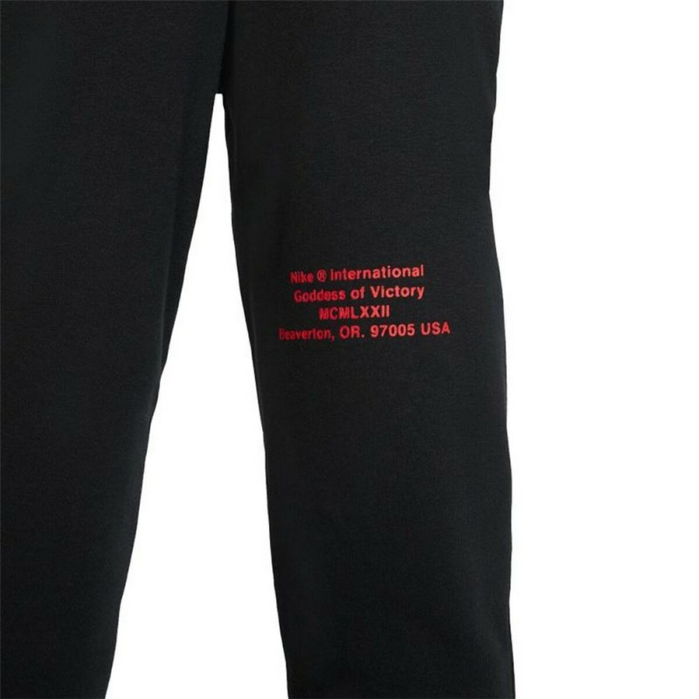 Children's Tracksuit Bottoms Nike Swoosh Kids Black