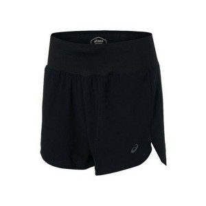 Damen-Sportshorts Asics Road 5.5In Schwarz