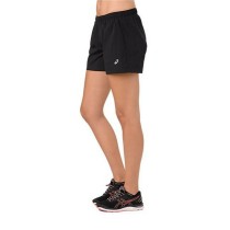 Damen-Sportshorts Asics Silver 4In Schwarz