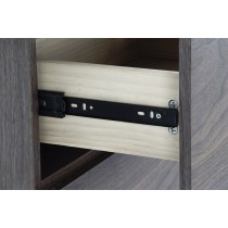 Sideboard DKD Home Decor Brown Transparent Crystal Walnut MDF Wood 160 x 45 x 80 cm