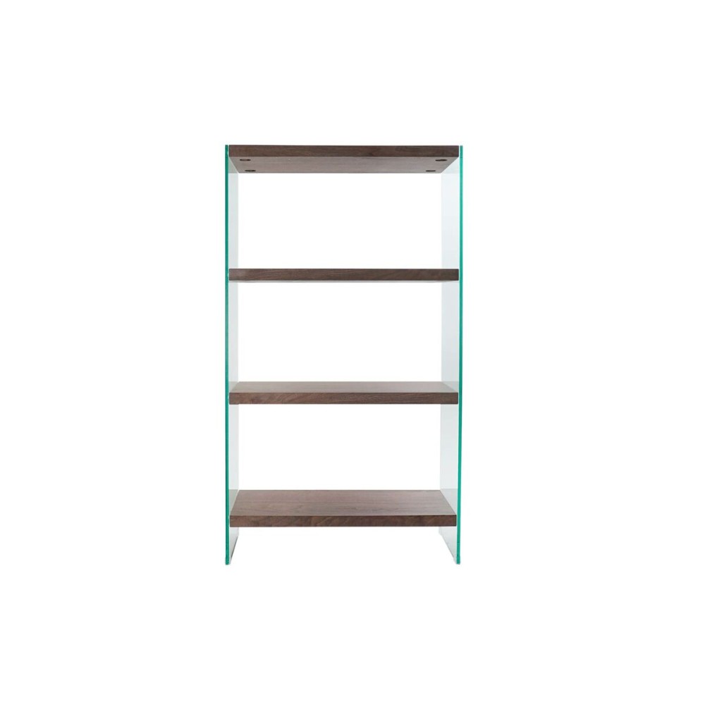 Regal DKD Home Decor Dunkelbraun Kristall Nussbaumholz Holz MDF 80 x 40 x 150 cm (1)
