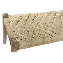 Hocker DKD Home Decor 145 x 55 x 49 cm natürlich Braun Schnur Mango-Holz
