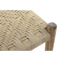 Hocker DKD Home Decor 145 x 55 x 49 cm natürlich Braun Schnur Mango-Holz