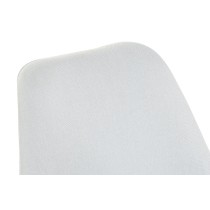 Stuhl DKD Home Decor Blau Beige Polyester Schaum Buchenholz 48 x 56 x 83 cm