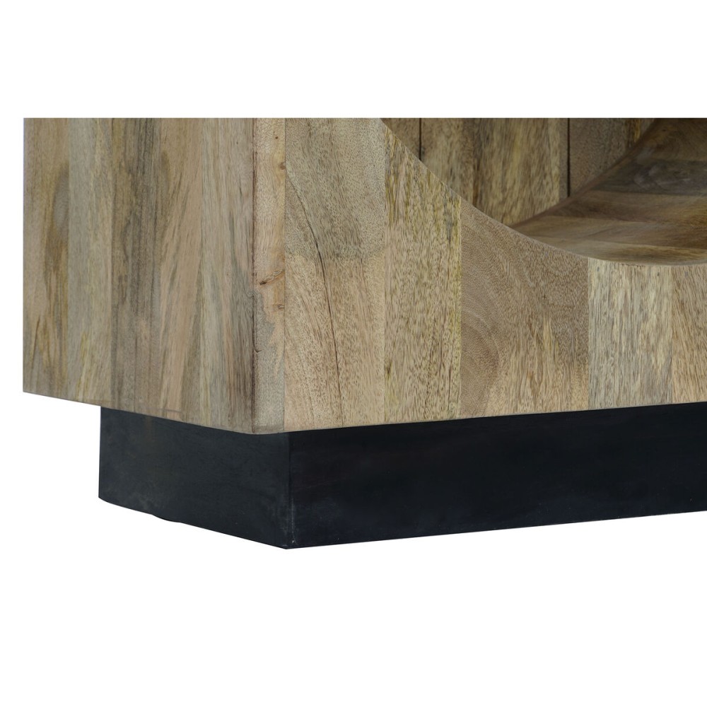 Sideboard DKD Home Decor Black Natural Mango wood 70 x 35 x 185 cm 70 x 35 x 184 cm