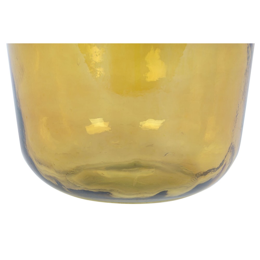 Vase DKD Home Decor Orange Tempered Glass 36 x 36 x 56 cm