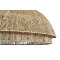 Deckenlampe DKD Home Decor Hellbraun Jute Eisen 50 W 80 x 80 x 33 cm