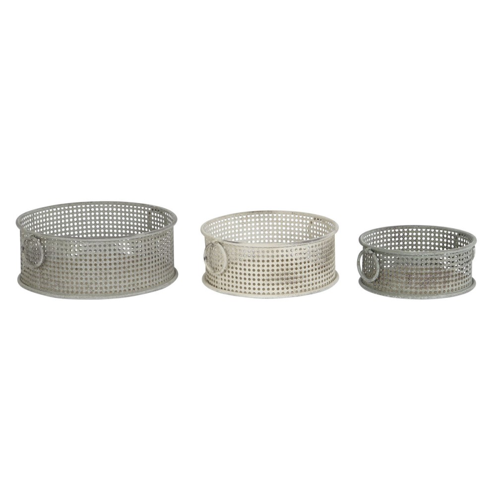 Set dekorativer Karten DKD Home Decor Bunt Metall Vintage (3 Stücke)