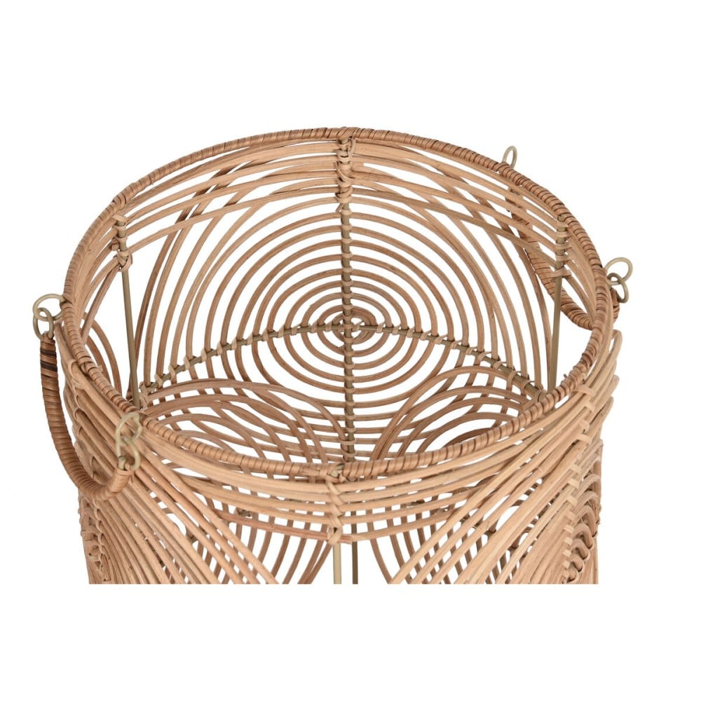 Basket set DKD Home Decor Natural Light brown (2 Pieces)