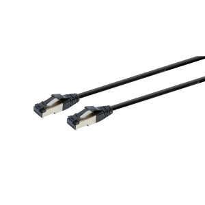 FTP starres Netzwerkkabel der Kategorie 6 GEMBIRD PP8-LSZHCU-BK-3M 3 m Schwarz