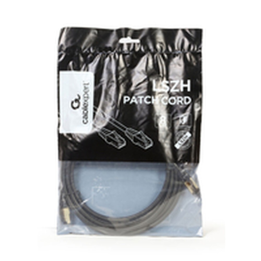 FTP starres Netzwerkkabel der Kategorie 6 GEMBIRD PP8-LSZHCU-BK-0.5M Schwarz 50 cm