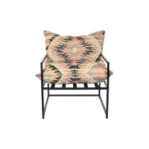 Siège DKD Home Decor 70 x 75 x 85 cm Noir Métal Multicouleur