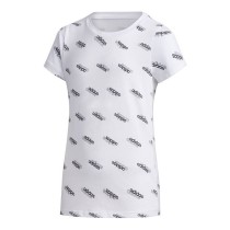 Kurzarm-T-Shirt für Kinder Adidas Sportswear Weiß