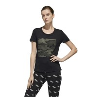 Damen Kurzarm-T-Shirt Adidas  Boxed Como Graphic Schwarz