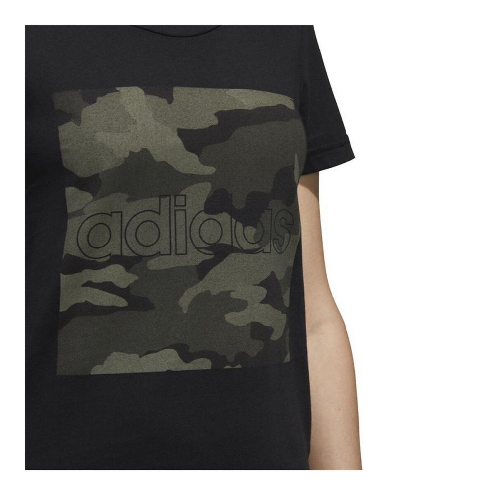 Damen Kurzarm-T-Shirt Adidas  Boxed Como Graphic Schwarz