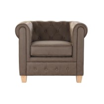 Sessel DKD Home Decor 80 x 80 x 70 cm Holz Dunkelbraun