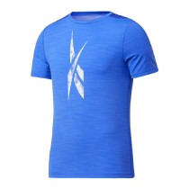 Herren Kurzarm-T-Shirt Reebok Workout Ready Activchill Blau