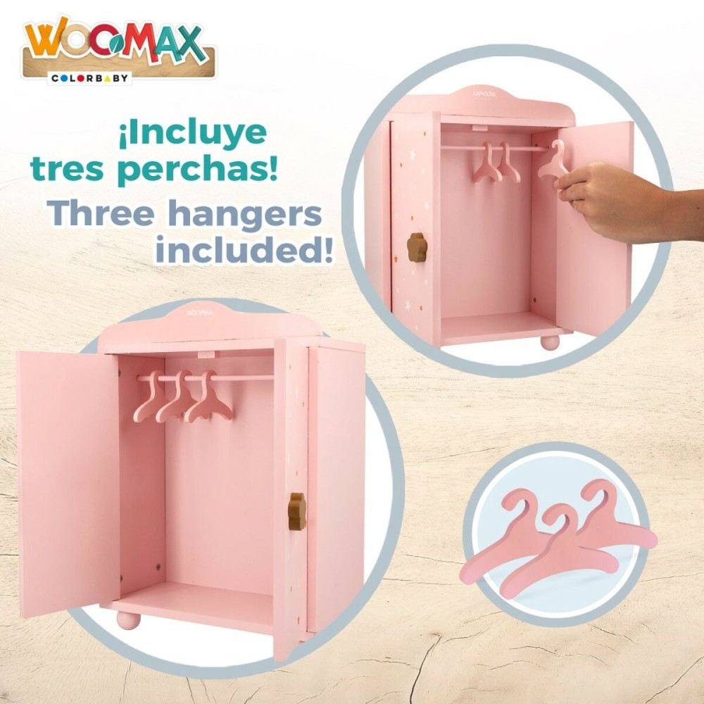 Armoire Woomax Poupées Rose