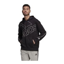 Herren Sweater mit Kapuze Adidas Giant Schwarz