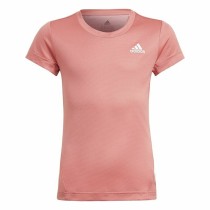 Child's Short Sleeve T-Shirt Adidas Aeroready Salmon