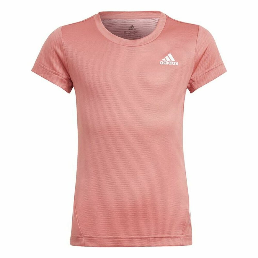 T shirt à manches courtes Enfant Adidas Aeroready Saumon