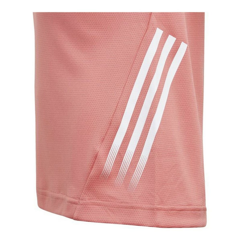 Kurzarm-T-Shirt für Kinder Adidas Aeroready Lachsfarben